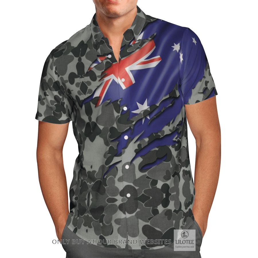 Australian Navy Short Sleeve Hawaiian Shirt 4