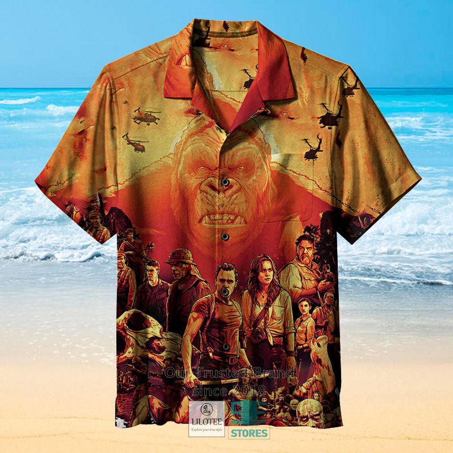 Autumn King-kong Casual Hawaiian Shirt 4