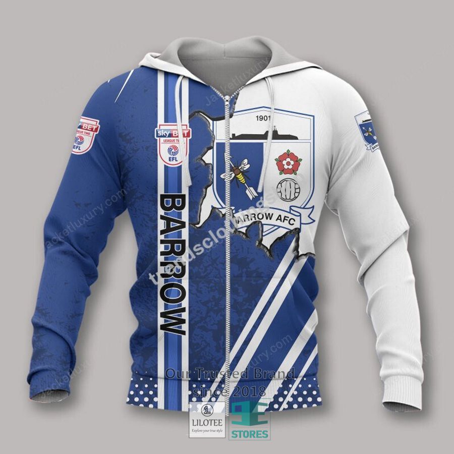 Barrow AFC 1901 Polo Shirt, Hoodie 3 Barrow AFC 1901 Polo Shirt, Hoodie - Image 3