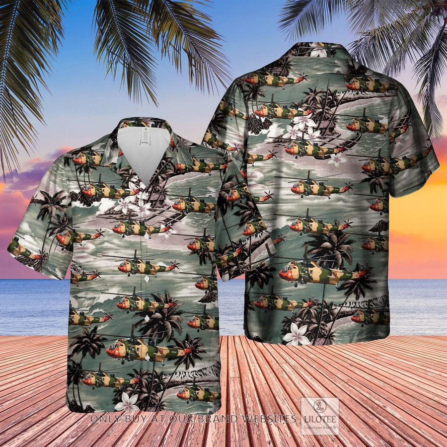 Belgian Air Force Westland Sea King Mk48 Hawaiian Shirt, Beach Shorts 28