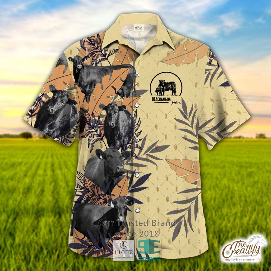 Black Angus Farm Hawaiian Shirt 8