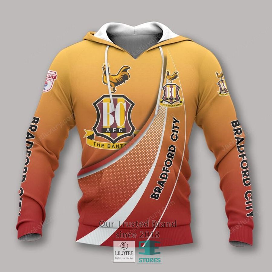 Bradford City Orange Polo Shirt, Hoodie 23