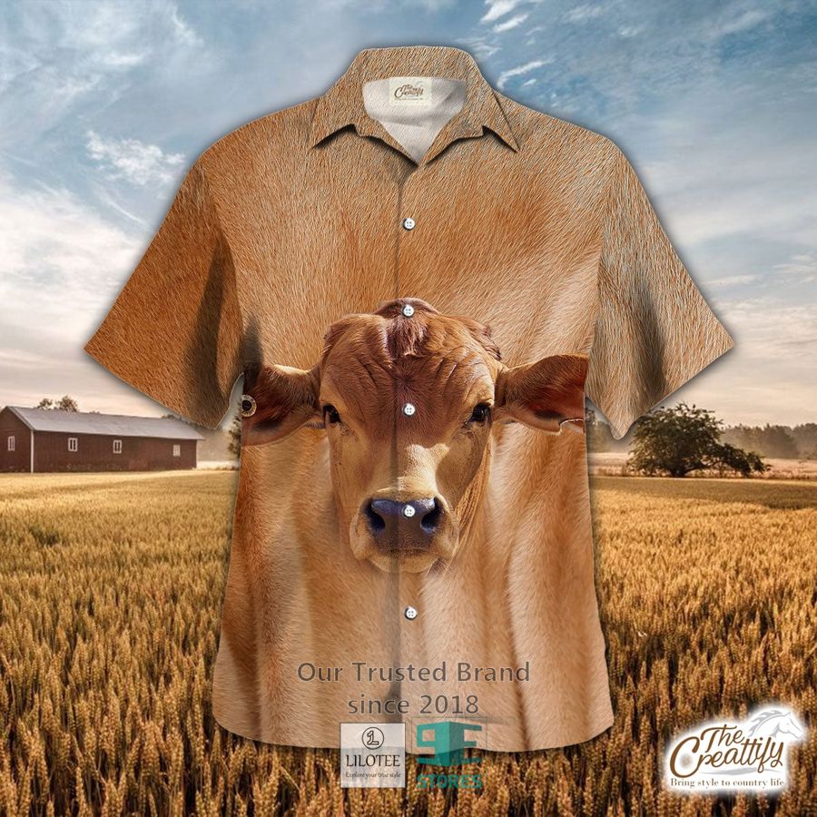 Brahman Cattle Hawaiian Shirt 8