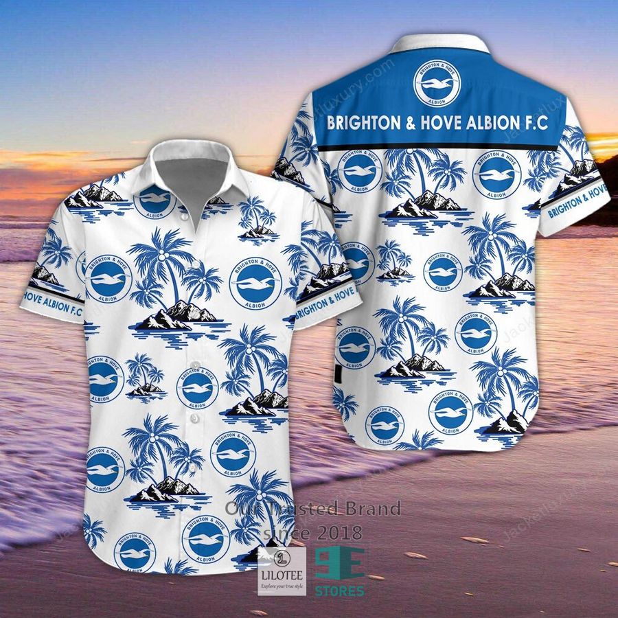 Brighton & Hove Albion F.C Hawaiian Shirt, Short 5