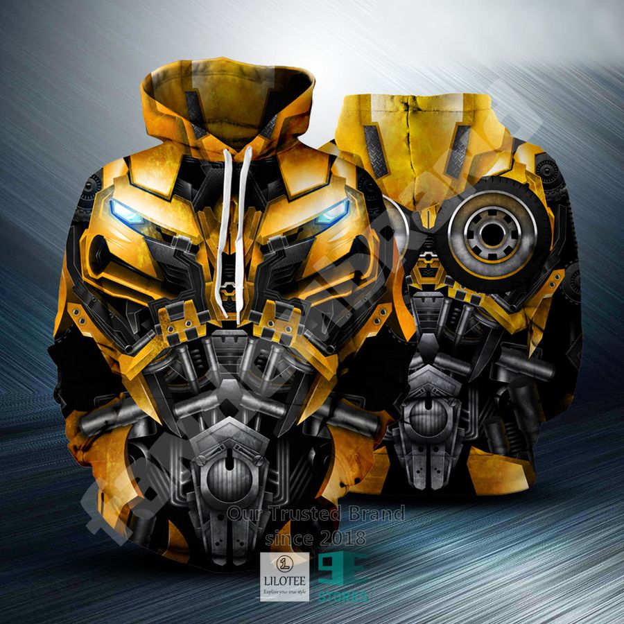 Bumblebee Transformer 3D Hoodie 7