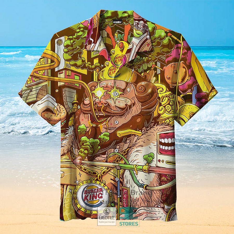 Burcer King Casual Hawaiian Shirt 2