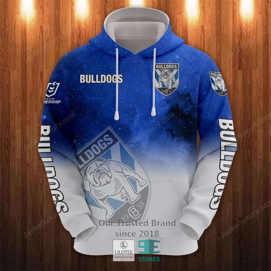 Canterbury Bankstown Bulldogs Blue galaxy Hoodie, Polo Shirt 22