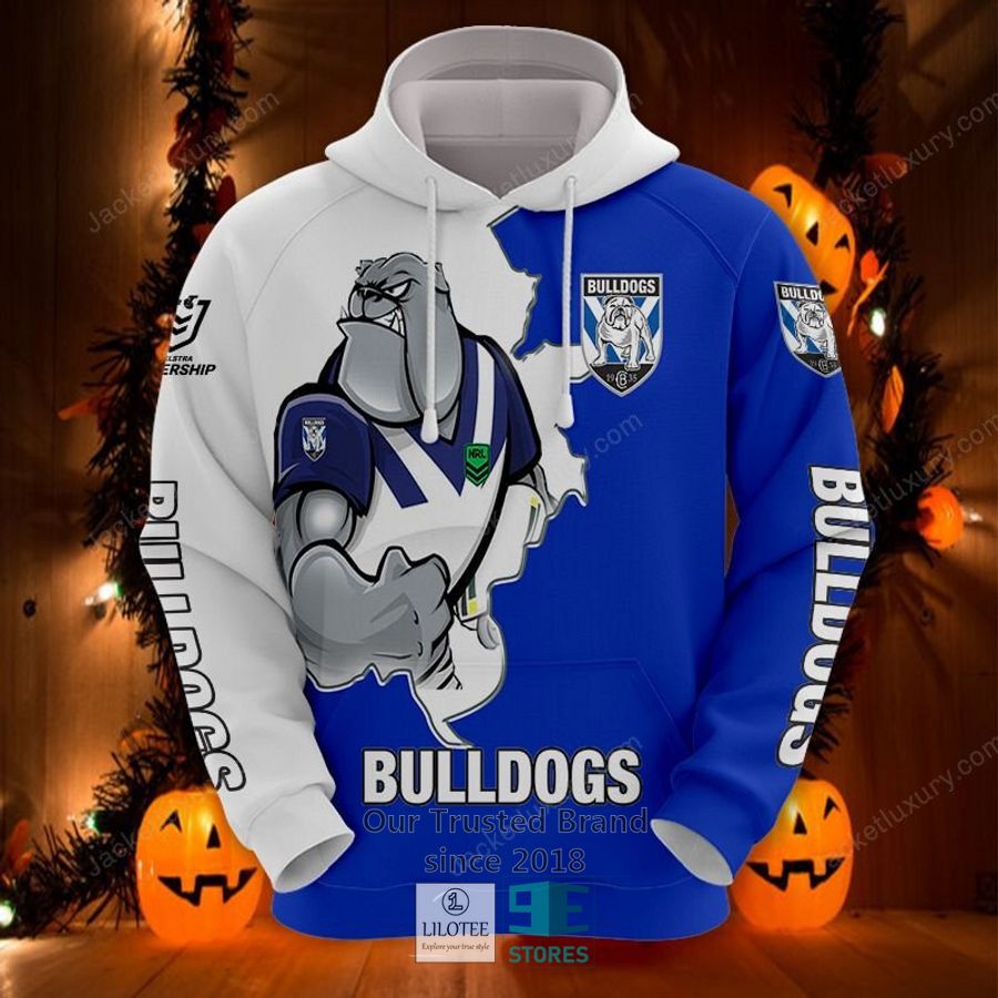 Canterbury Bankstown Bulldogs Blue White Hoodie, Polo Shirt 23