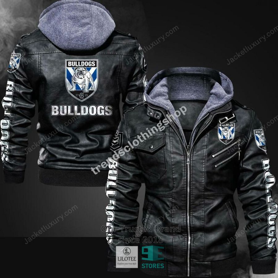 Canterbury Bankstown Bulldogs Leather Jacket 4