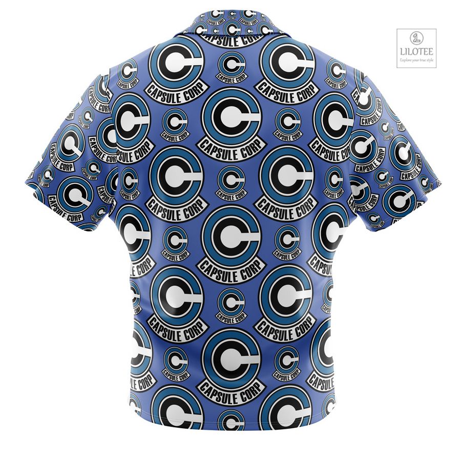 Capsule Corp Dragon Ball Z Short Sleeve Hawaiian Shirt 4
