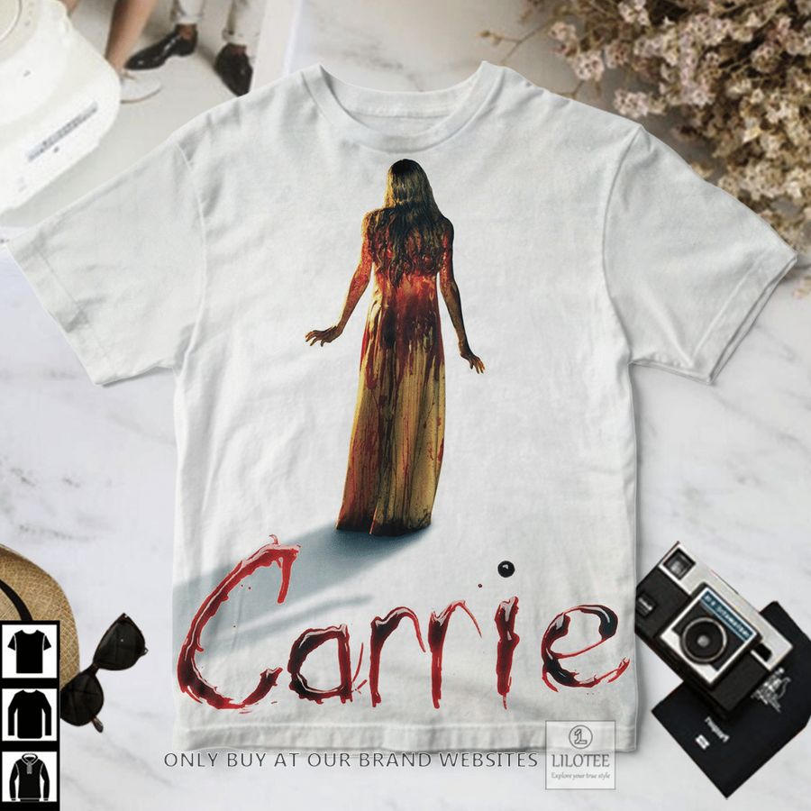 Carrie blooding body T-Shirt 2