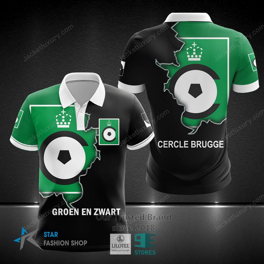 Cercle Brugge K.SV Black green Hoodie, Shirt 22