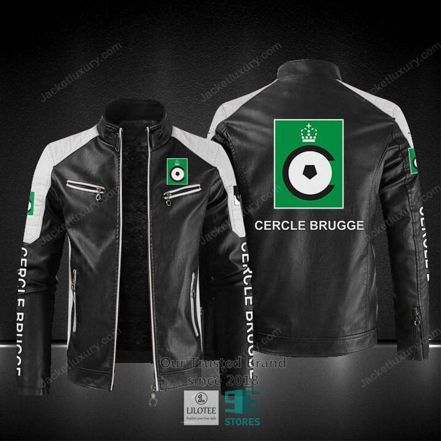 Cercle Brugge K.SV Block Leather Jacket 8