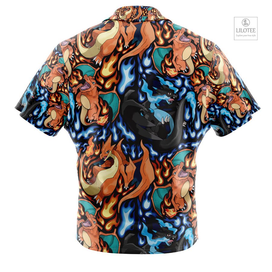 Charizard Mega Evolution Pokemon Short Sleeve Hawaiian Shirt 12