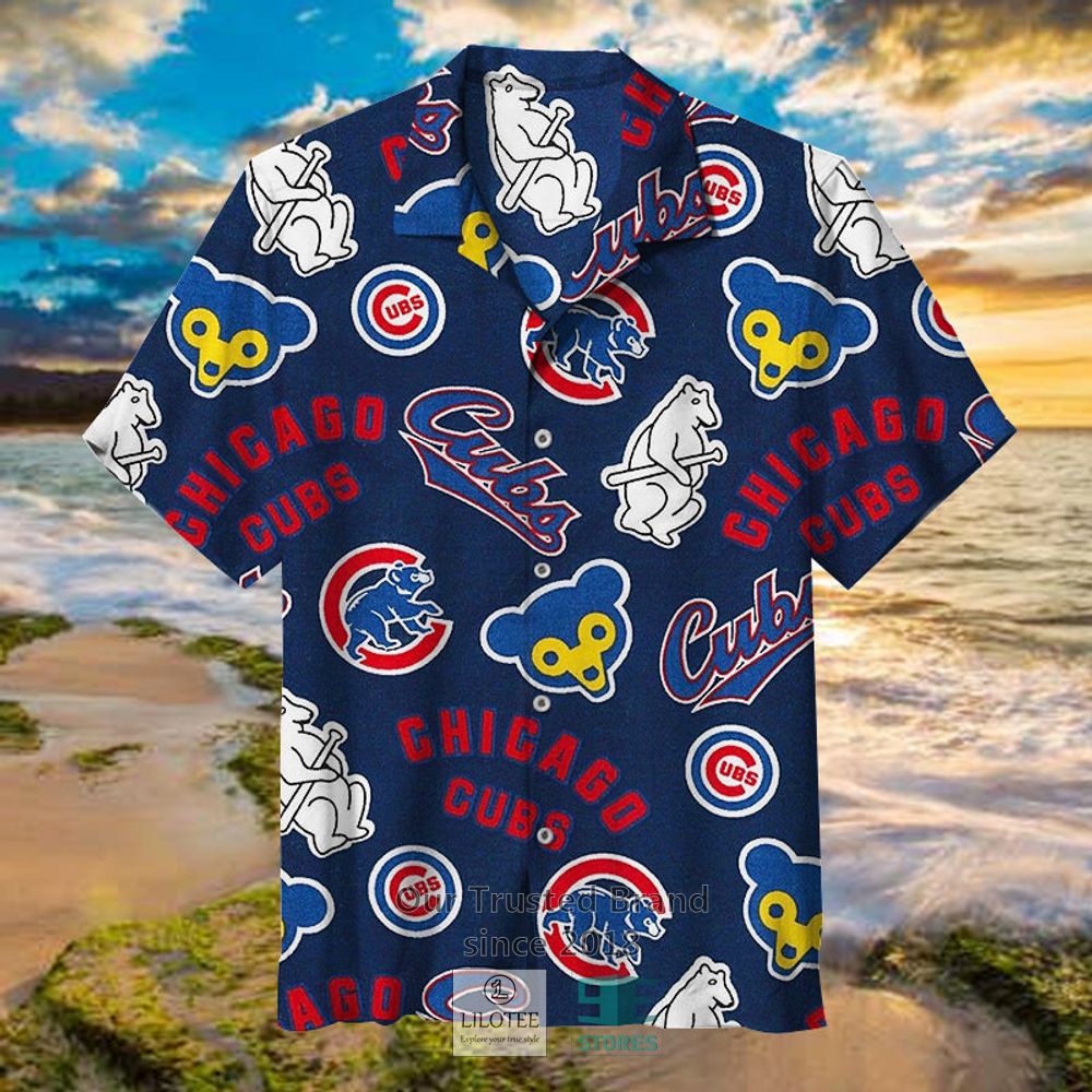 Chicago Cubs Logo Hawaiian Shirt 2