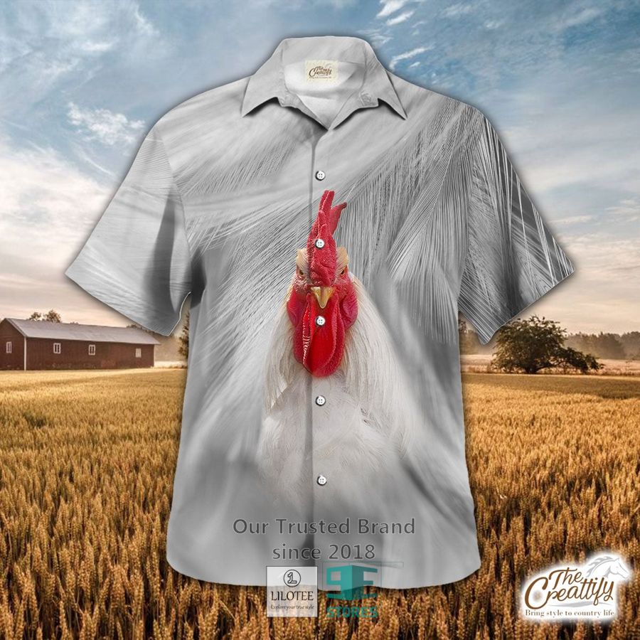 Chicken Cattle Hawaiian Shirt 8