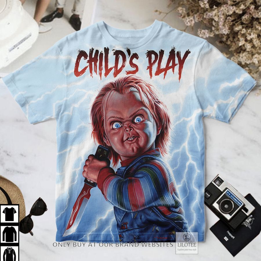 Child's play Chucky thunder light T-Shirt 3