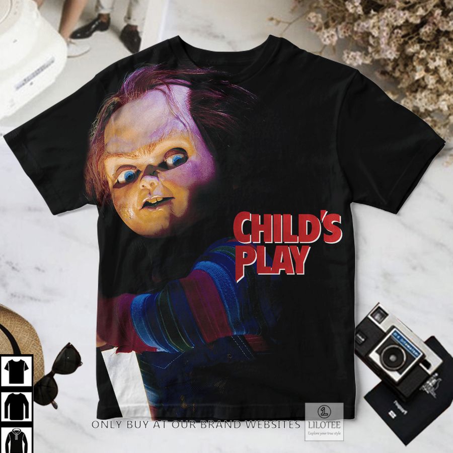 Child's play horror Chucky glance at T-Shirt 2