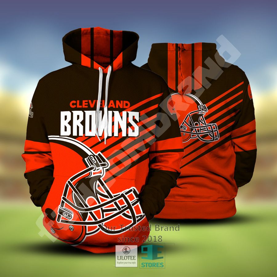 Cleveland Browns 3D Hoodie 4