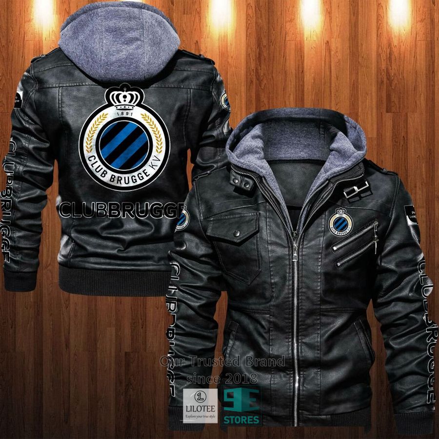 Club Brugge KV Leather Jacket 5