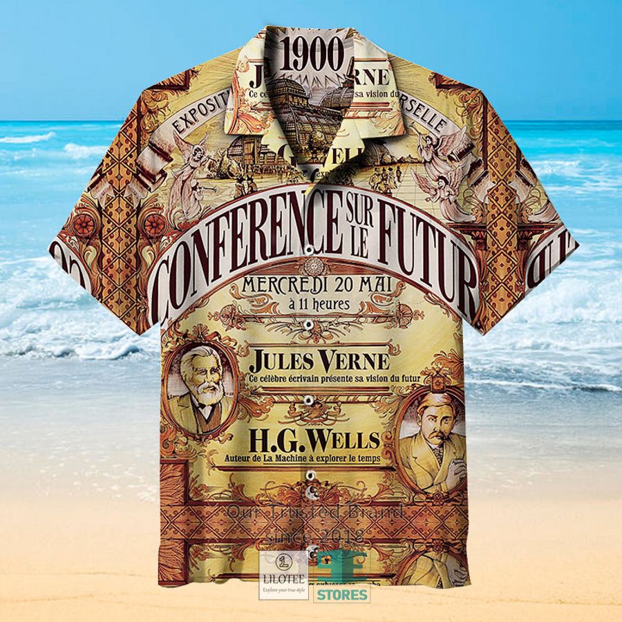 CONFERENCE SURLE FUTUR Casual Hawaiian Shirt 5