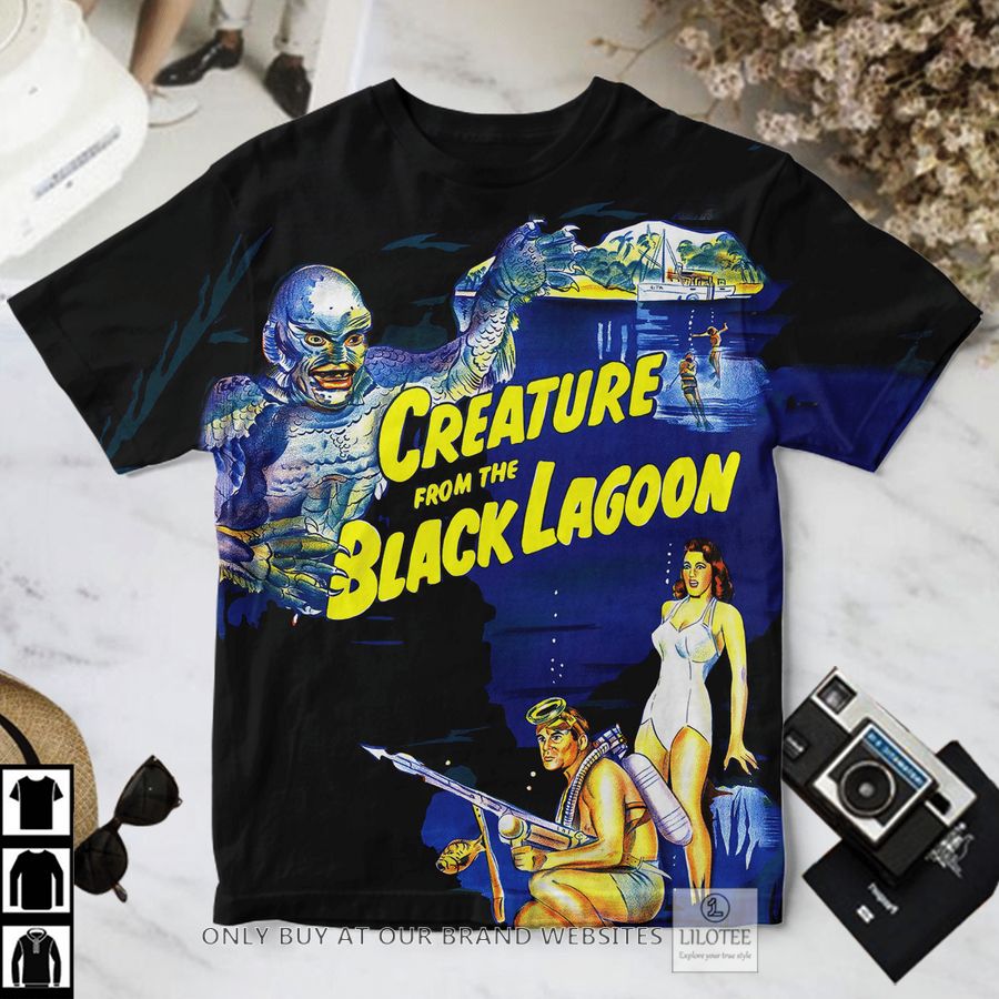 Creature from the Black Lagoon Cartoon T-Shirt 2