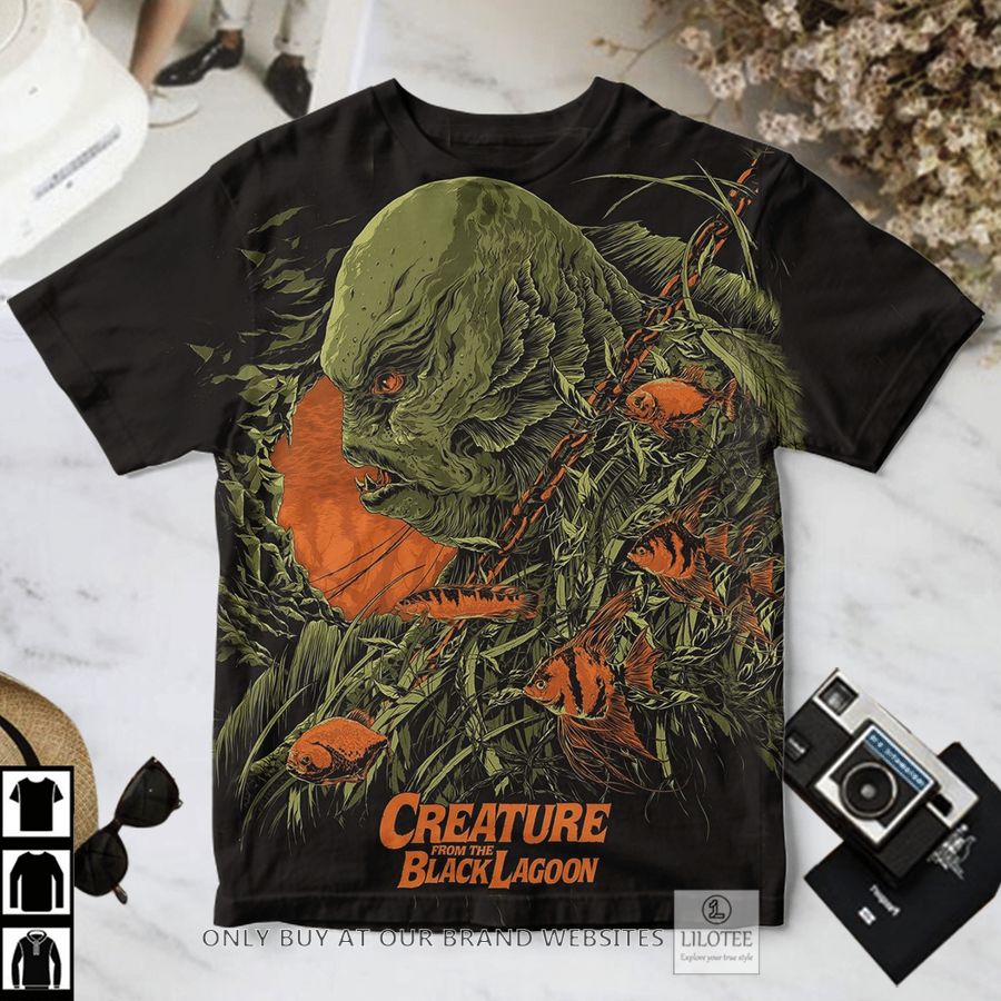 Creature from the Black Lagoon sea cave T-Shirt 3
