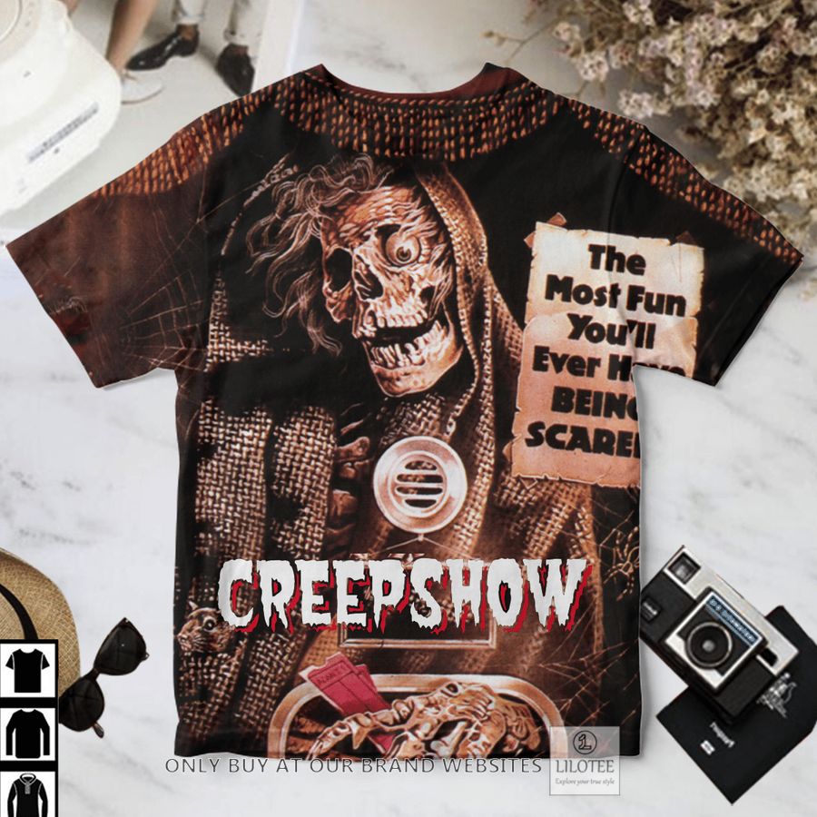 Creepo's Creepshow The most fun you'll ever have being SCARED T-Shirt 3