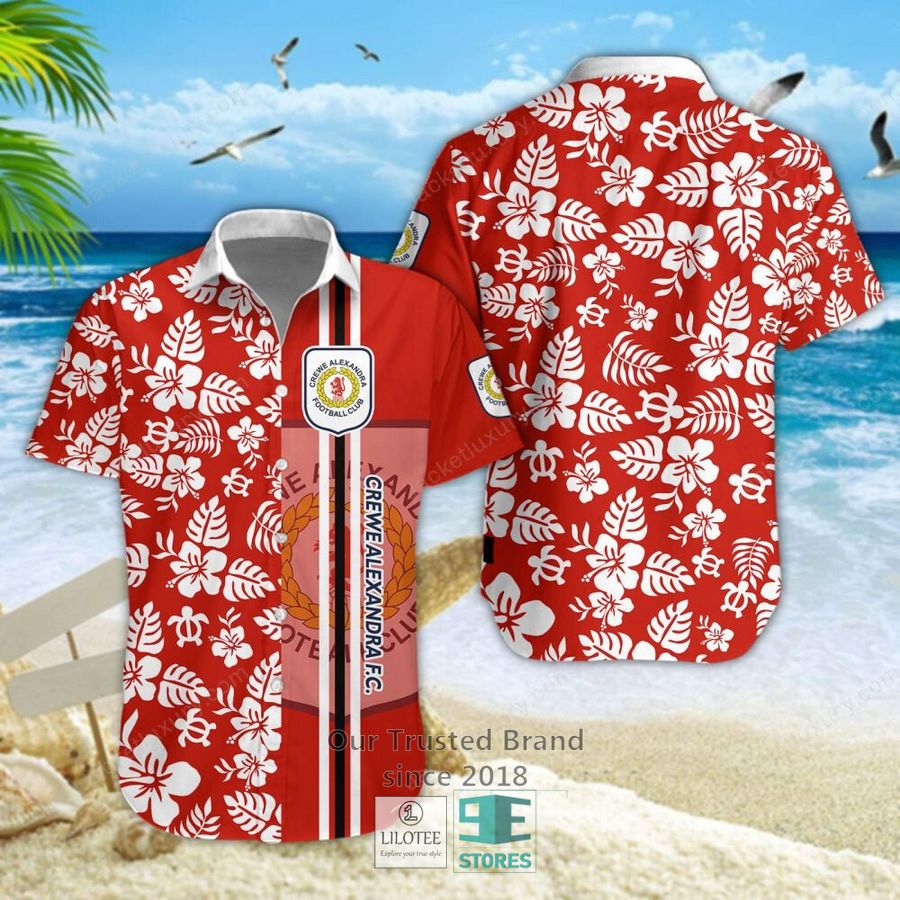 Crewe Alexandra Hibicus Hawaiian Shirt 4