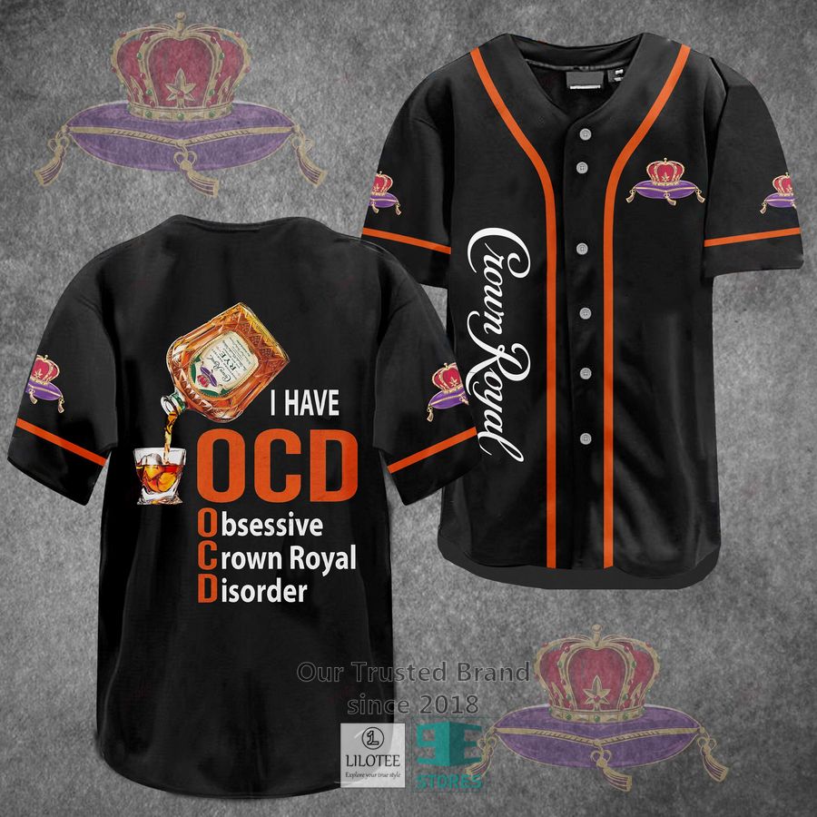 Crown Royal U have OCD Baseball Jersey 3