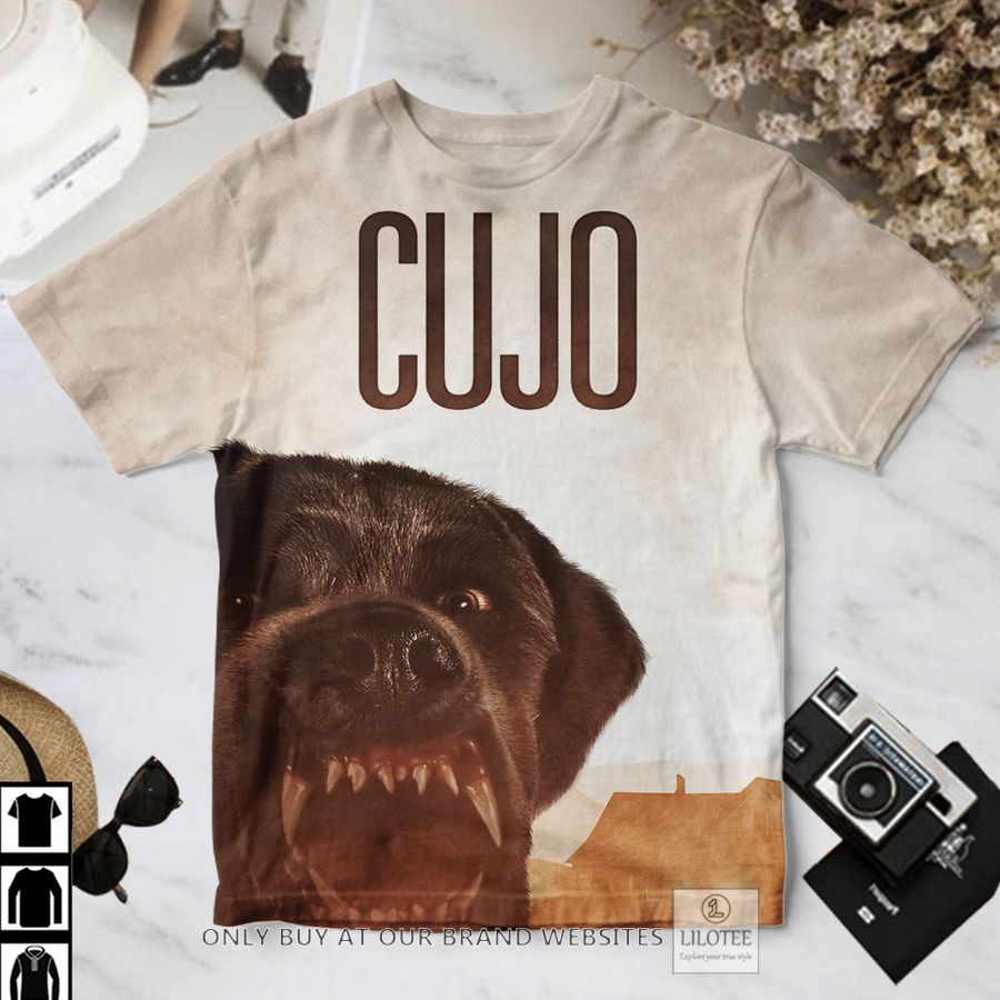 Cujo mad dog white T-Shirt 3