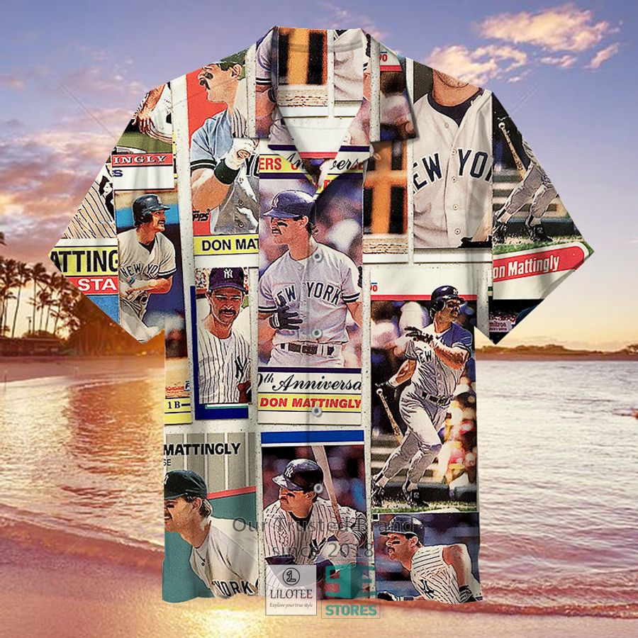 Dale Murphy Baseball Card Belt Hawaiian Shirt 3