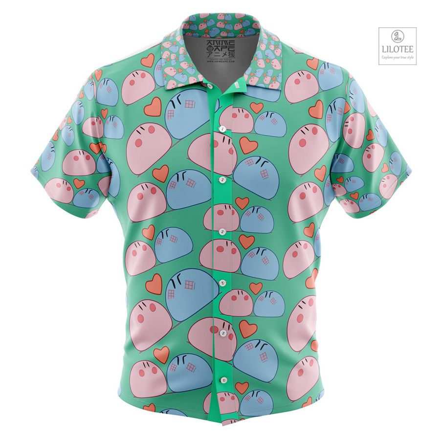 Dango Daikazoku Clannad Short Sleeve Hawaiian Shirt 12