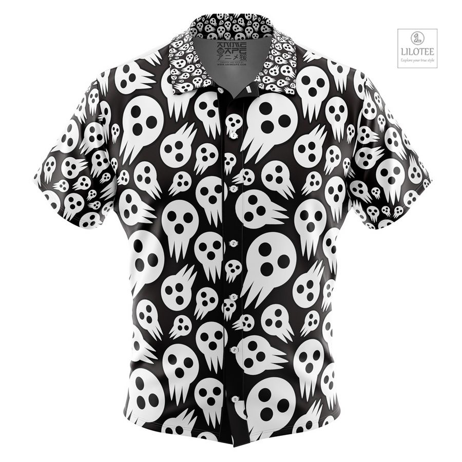 Death the Kid Soul Eater Short Sleeve Hawaiian Shirt 10