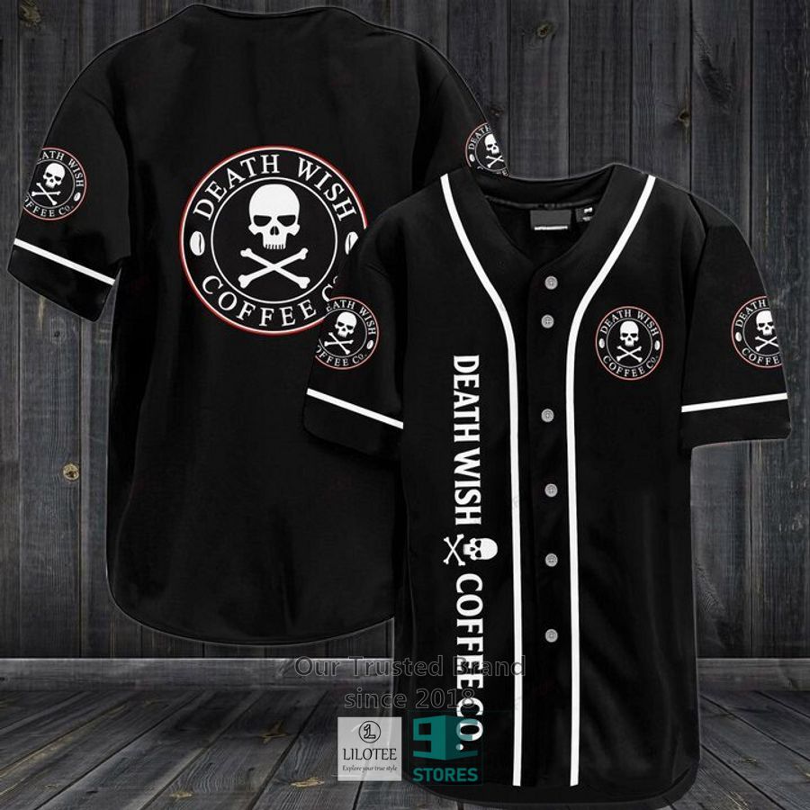 Death Wish Coffee Baseball Jersey 2