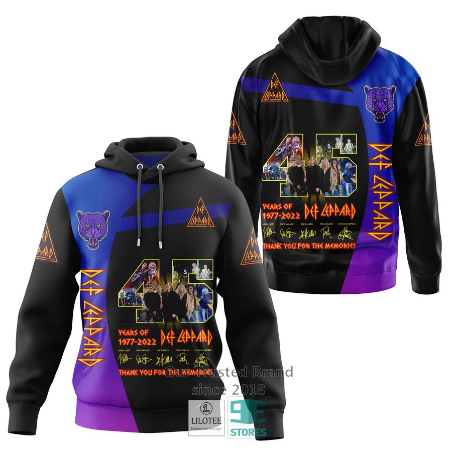 Def Leppard Thank you for the memories 3D Shirt, Hoodie 8