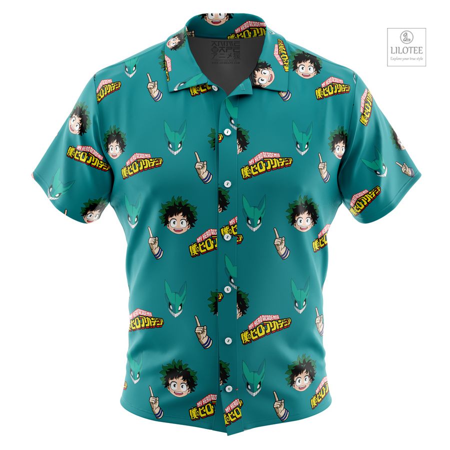 Deku My Hero Academia Short Sleeve Hawaiian Shirt 7