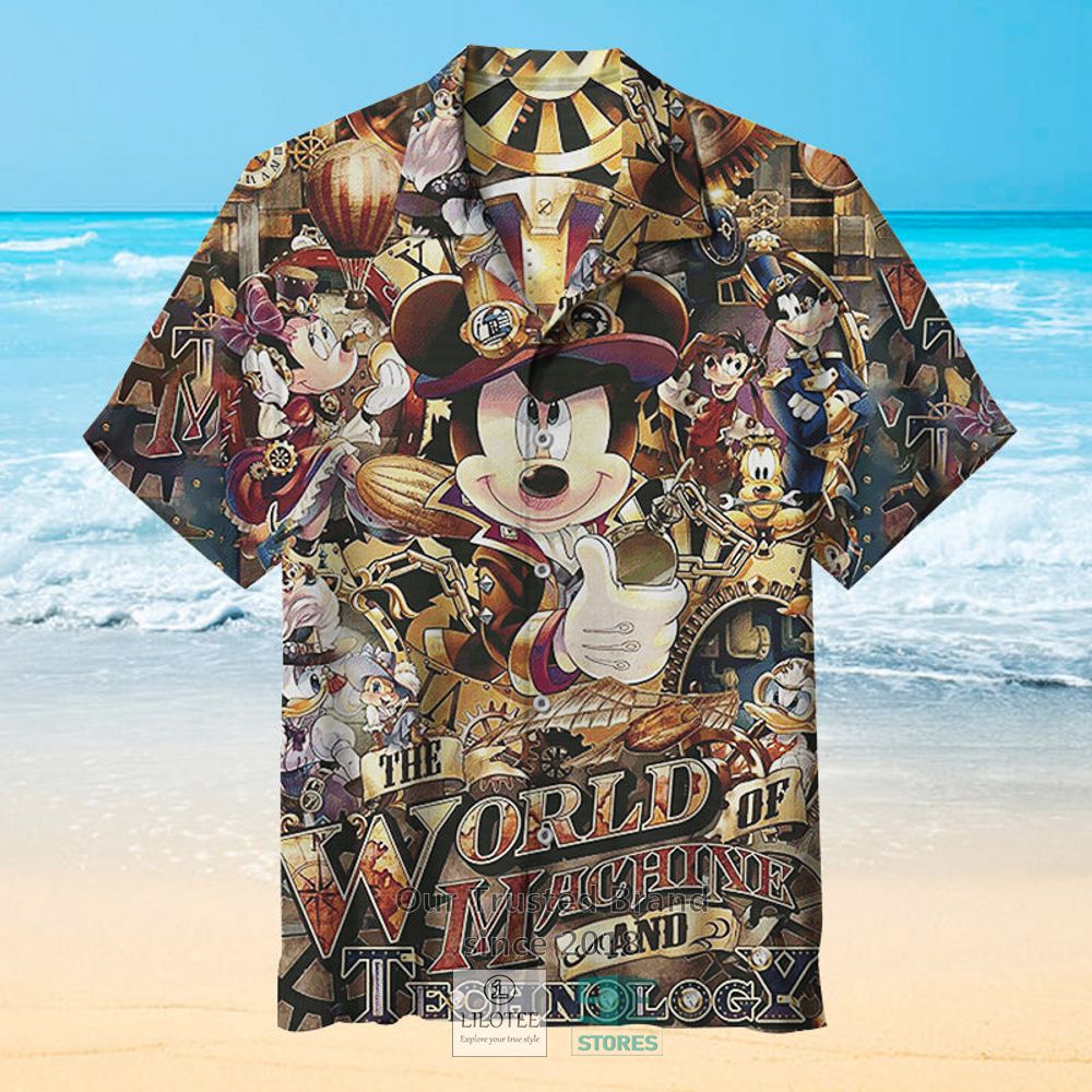 Disney The World of Machinery and Technology Hawaiian Shirt 3