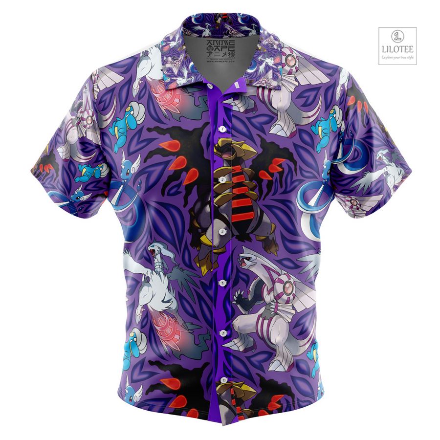 Dragon Type Pokemon Short Sleeve Hawaiian Shirt 11