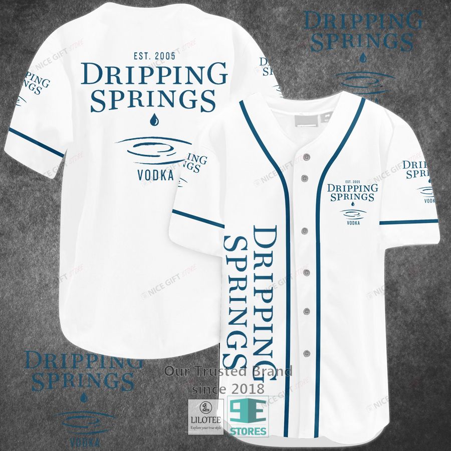 Dripping Springs Vodka Baseball Jersey 3