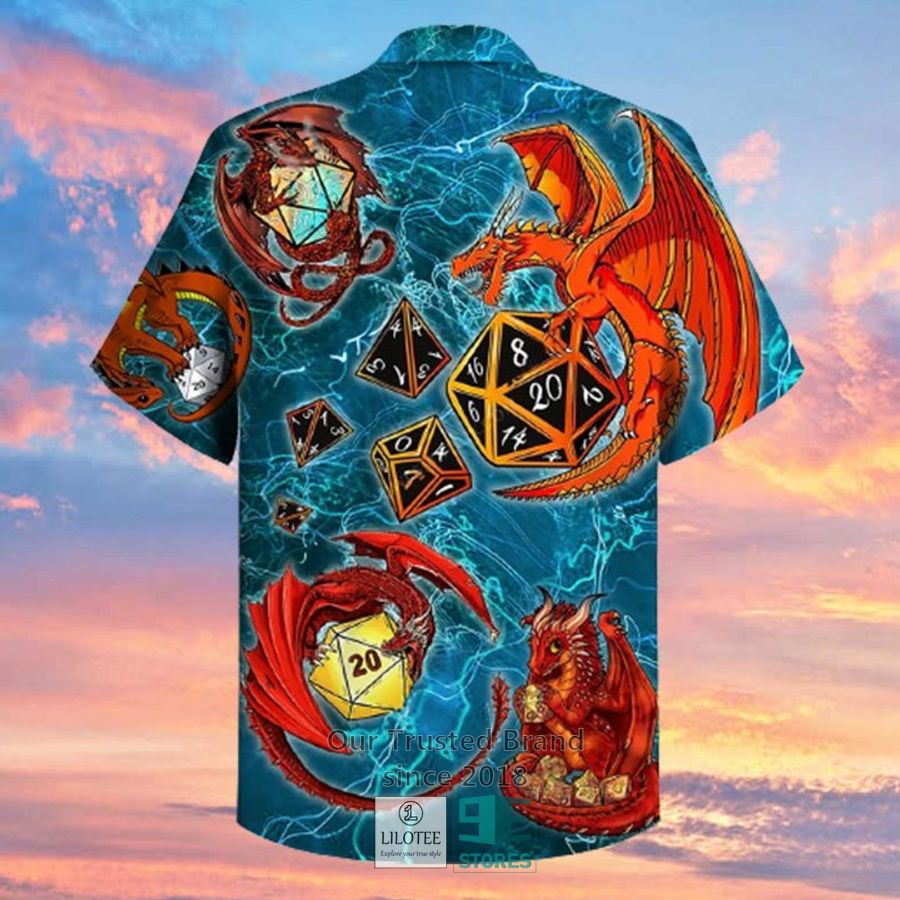 Alternative view of Dungeons & Dragons Hawaiian shirt