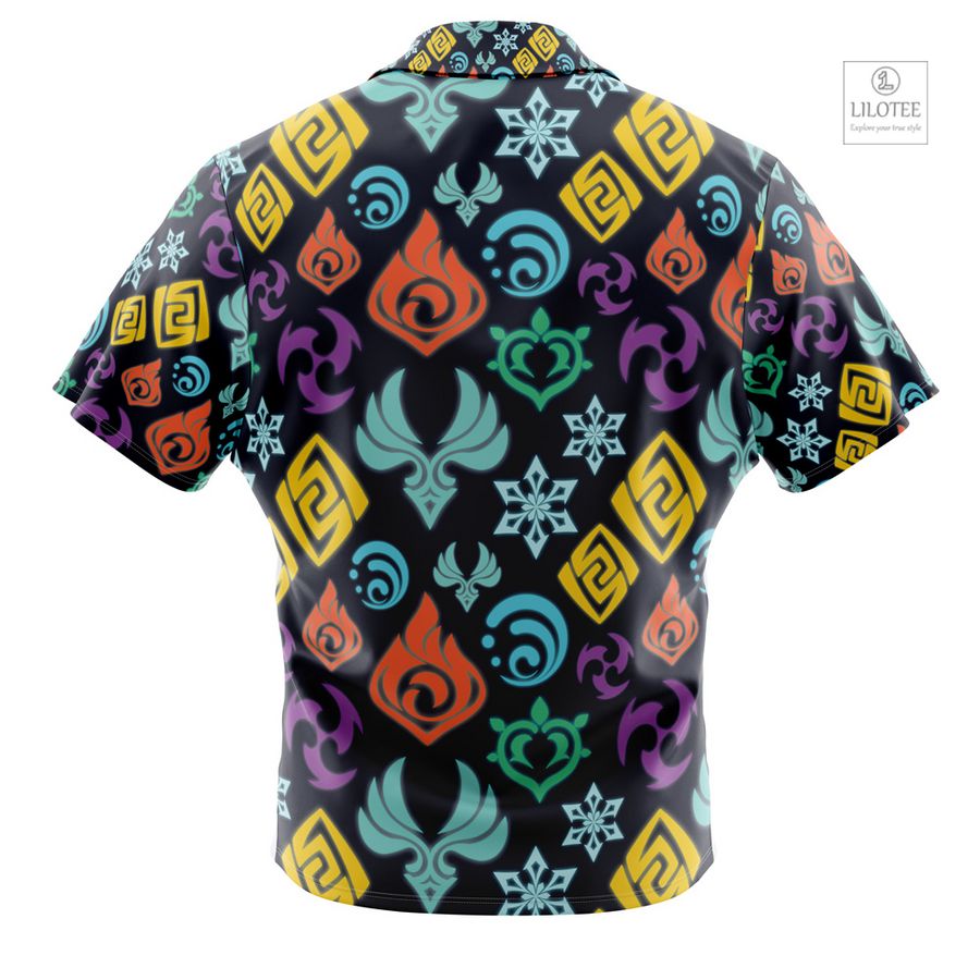 Elemental Visions Genshin Impact Short Sleeve Hawaiian Shirt 4