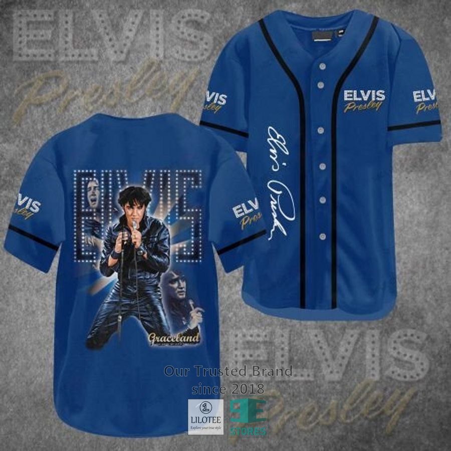 Elvis Presley Graceland Baseball Jersey 3
