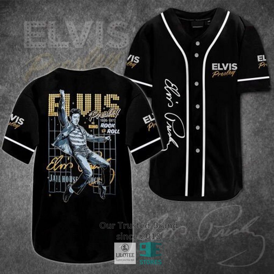 Elvis Presley King Rock n Roll Baseball Jersey 2