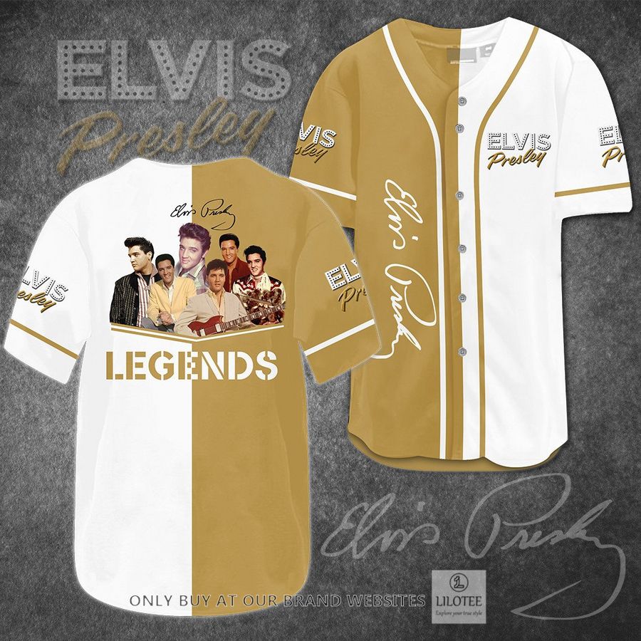 Elvis Presley Leagends Baseball Shirt 2