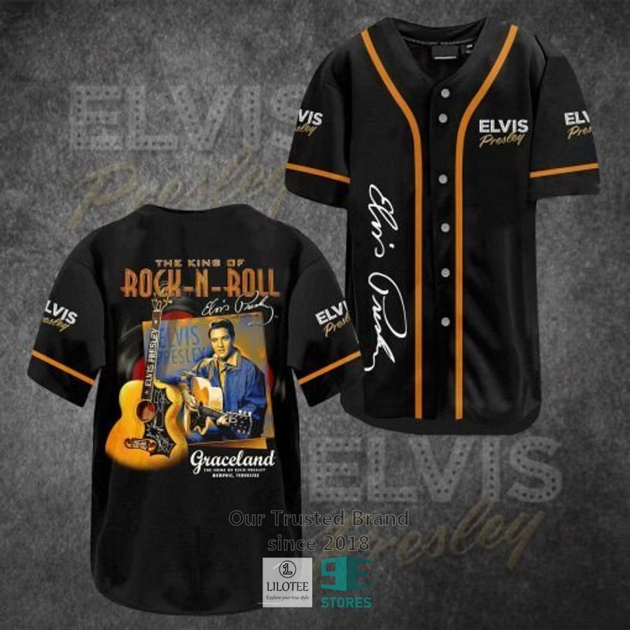 Elvis Presley Rock n Roll Baseball Jersey 3