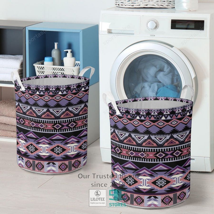 Ethnic Pattern Laundry Basket 10