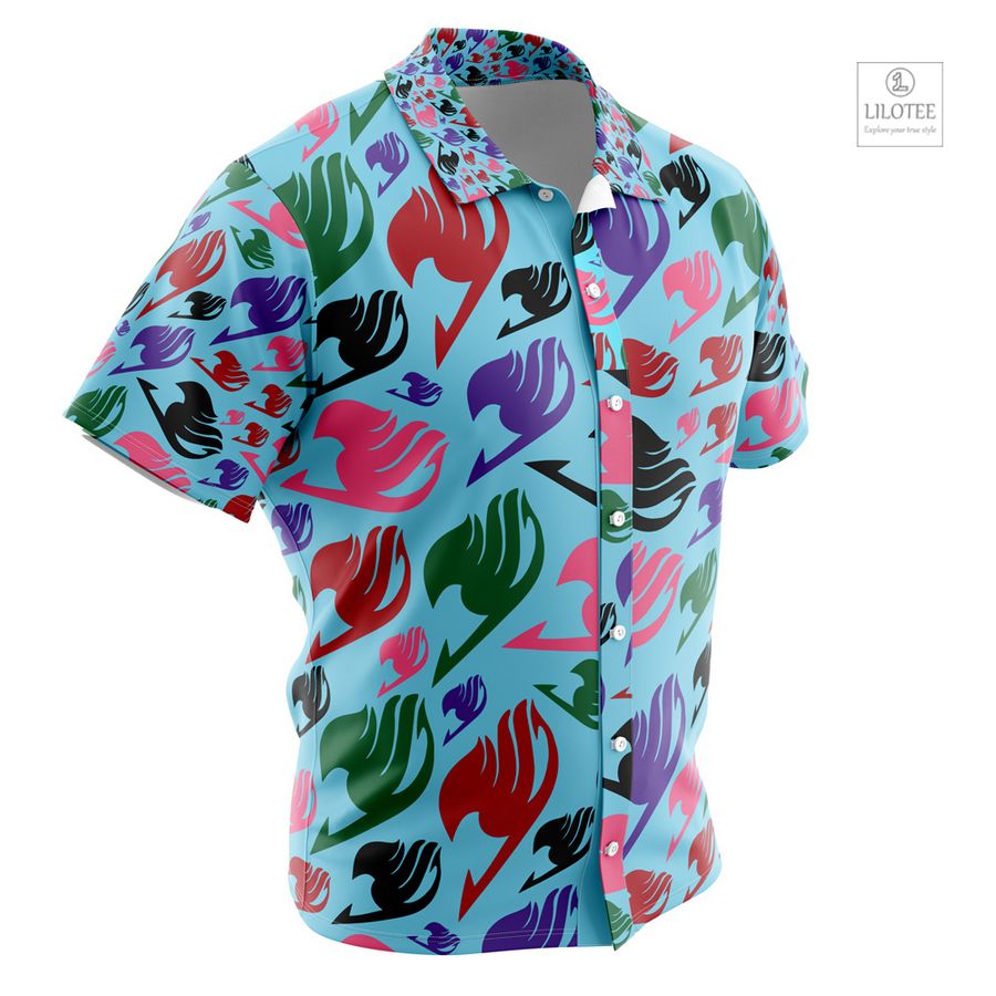 Fairy Tail Insignia Fairy Tail Short Sleeve Hawaiian Shirt 3