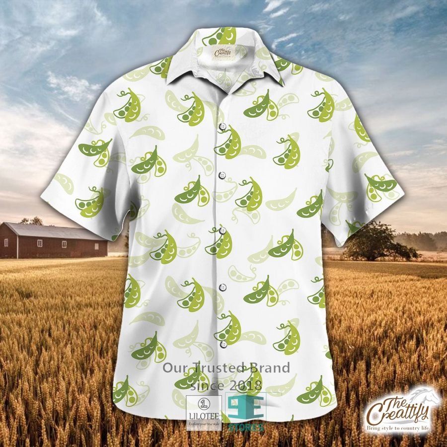 Fresh Soybean Pods Pattern Hawaiian Shirt 9