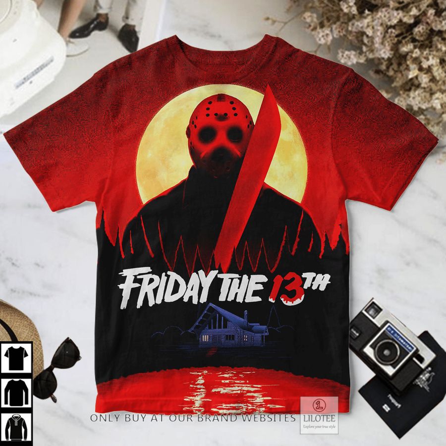 Friday the 13th Jason Voorhees blood lake T-Shirt 3
